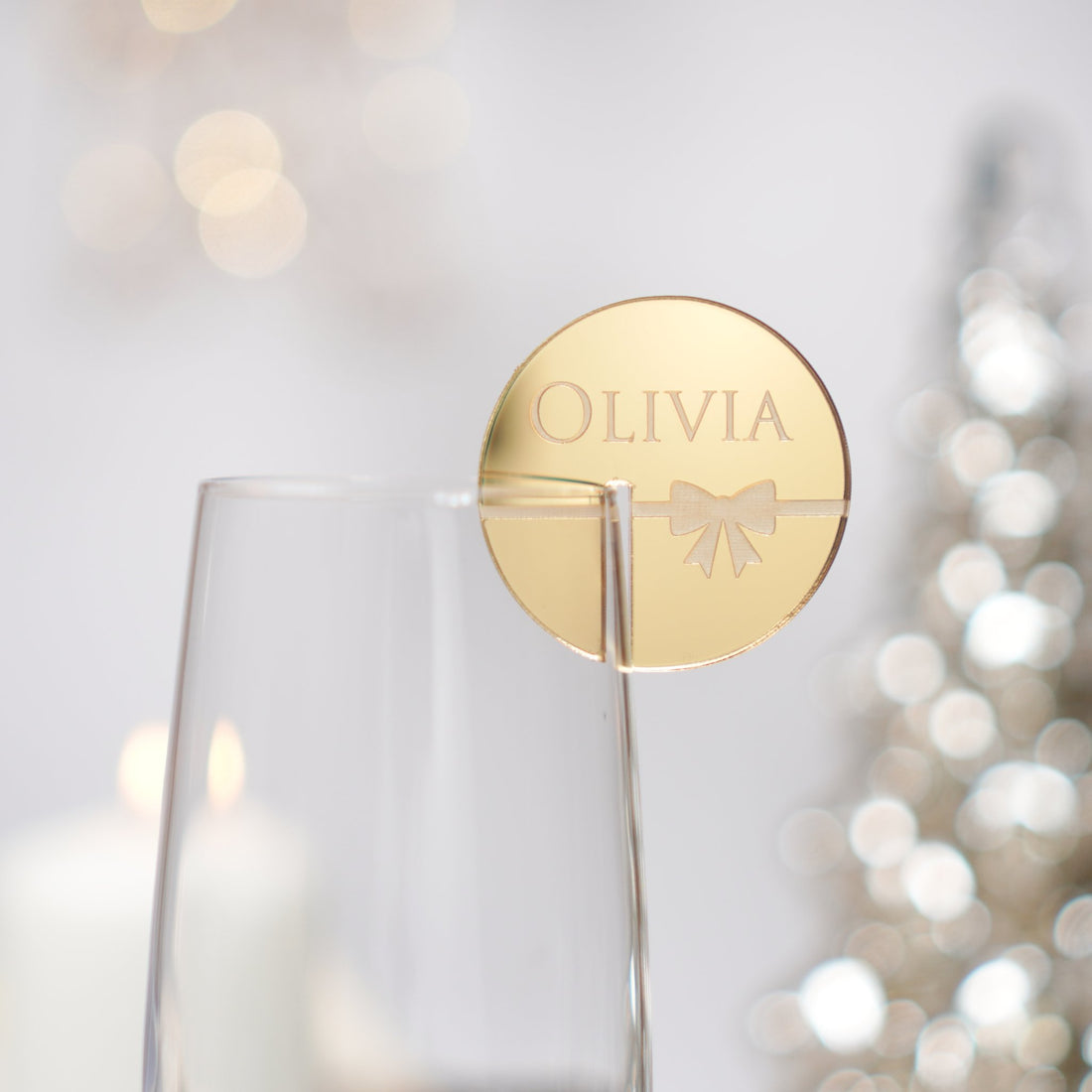 Christmas dinnert party tags