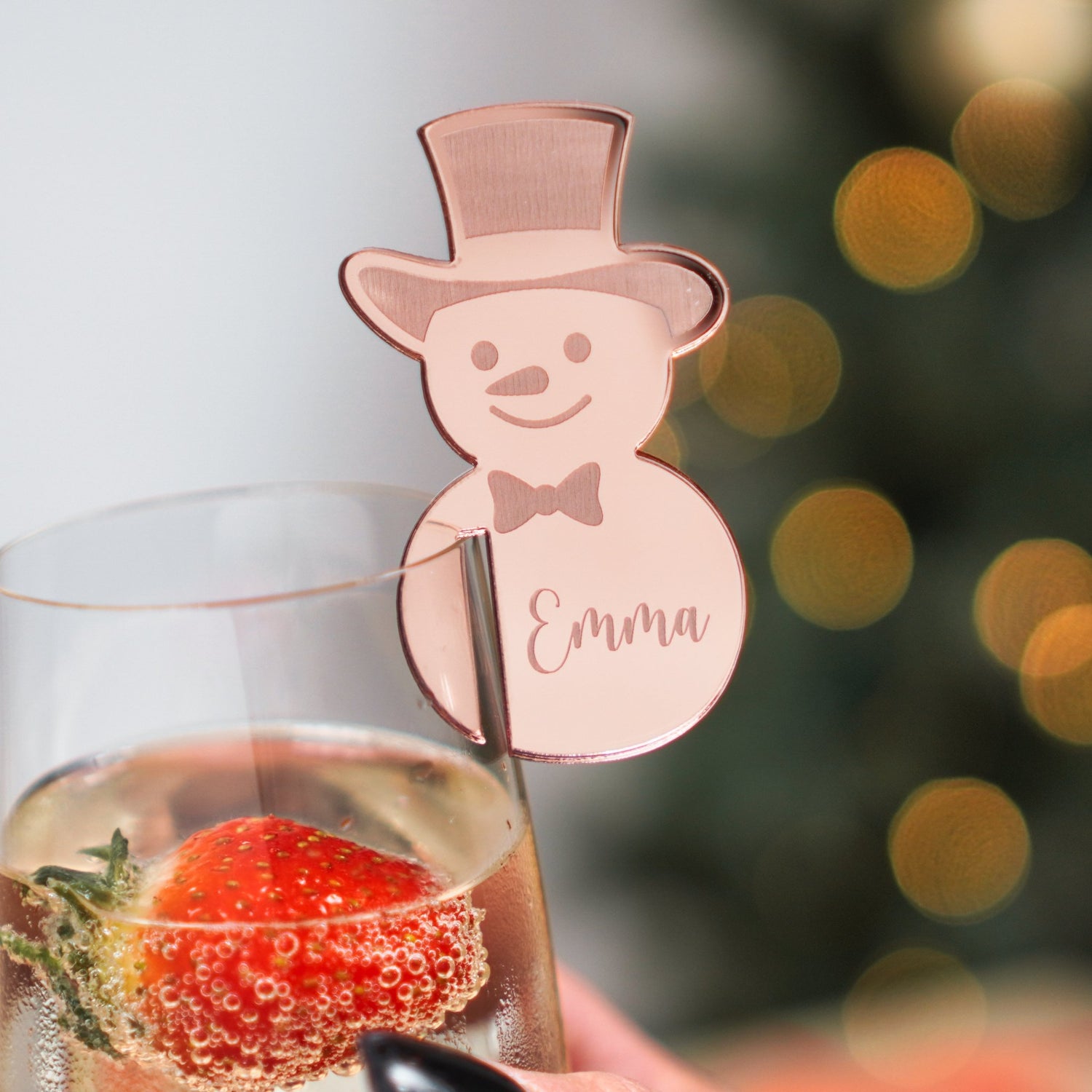Christmas drink toppers