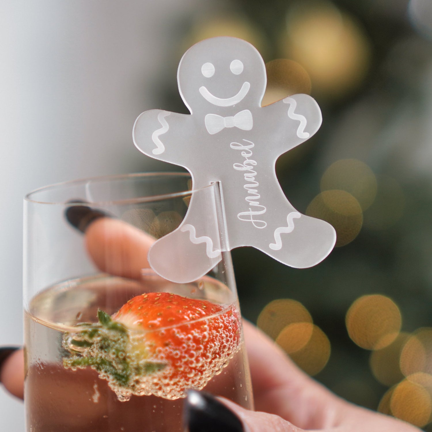 Christmas drink topper