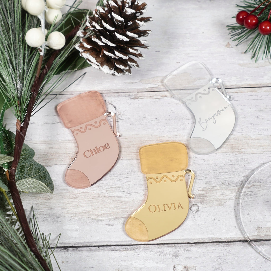 Christmas drink tag