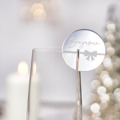 Christmas drink tags