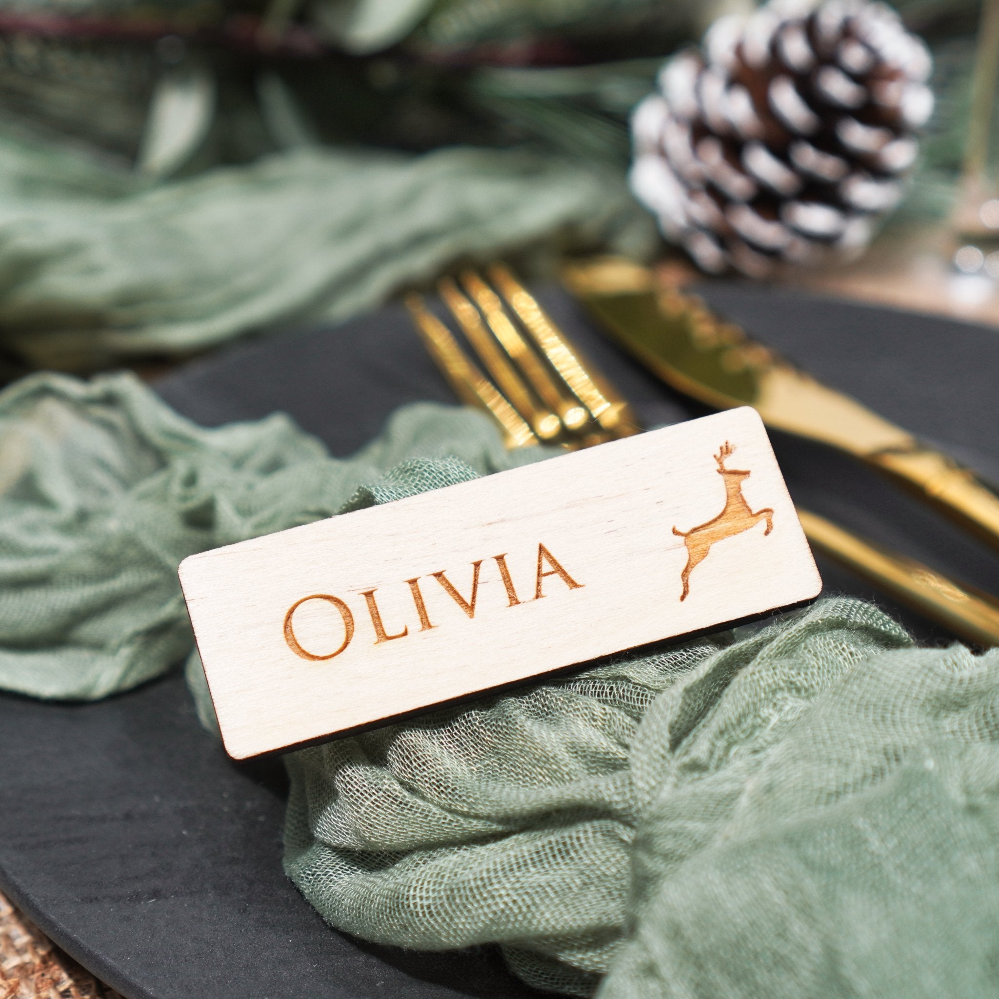 Christmas Party Table Name Tags