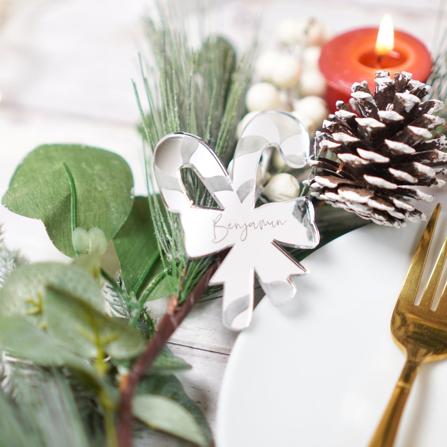 Christmas Name Place Settings