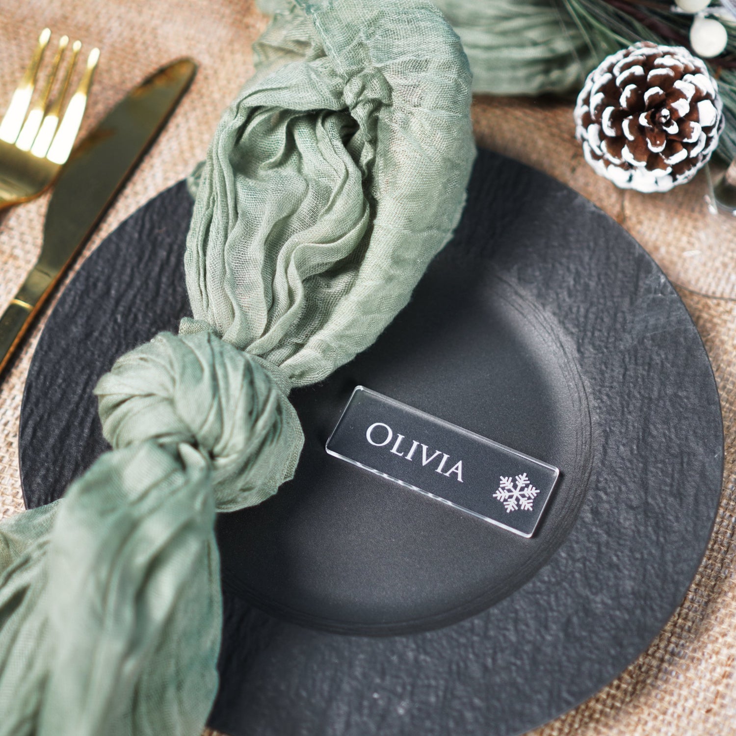 Christmas place settings