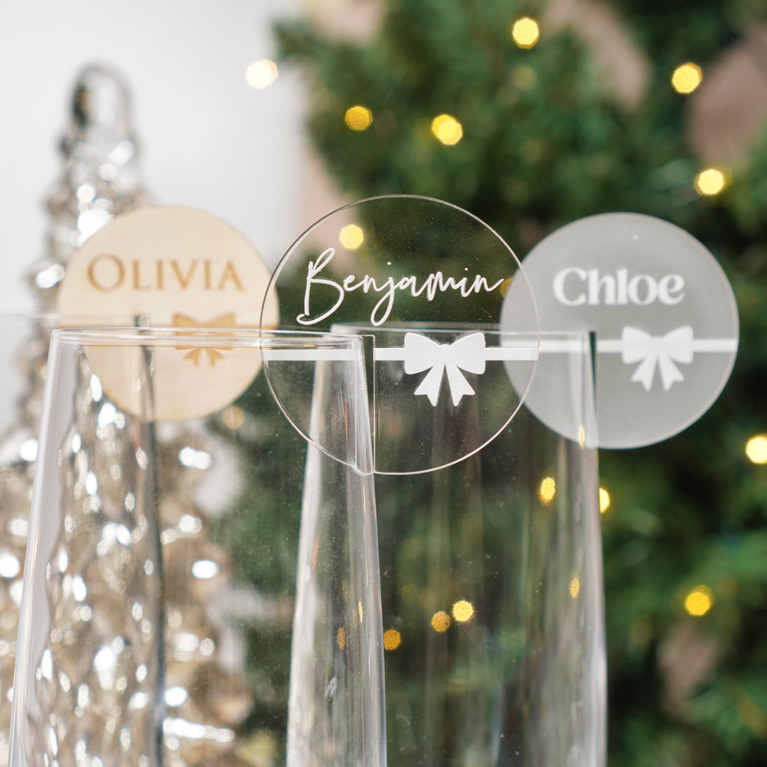 Personalised table favours