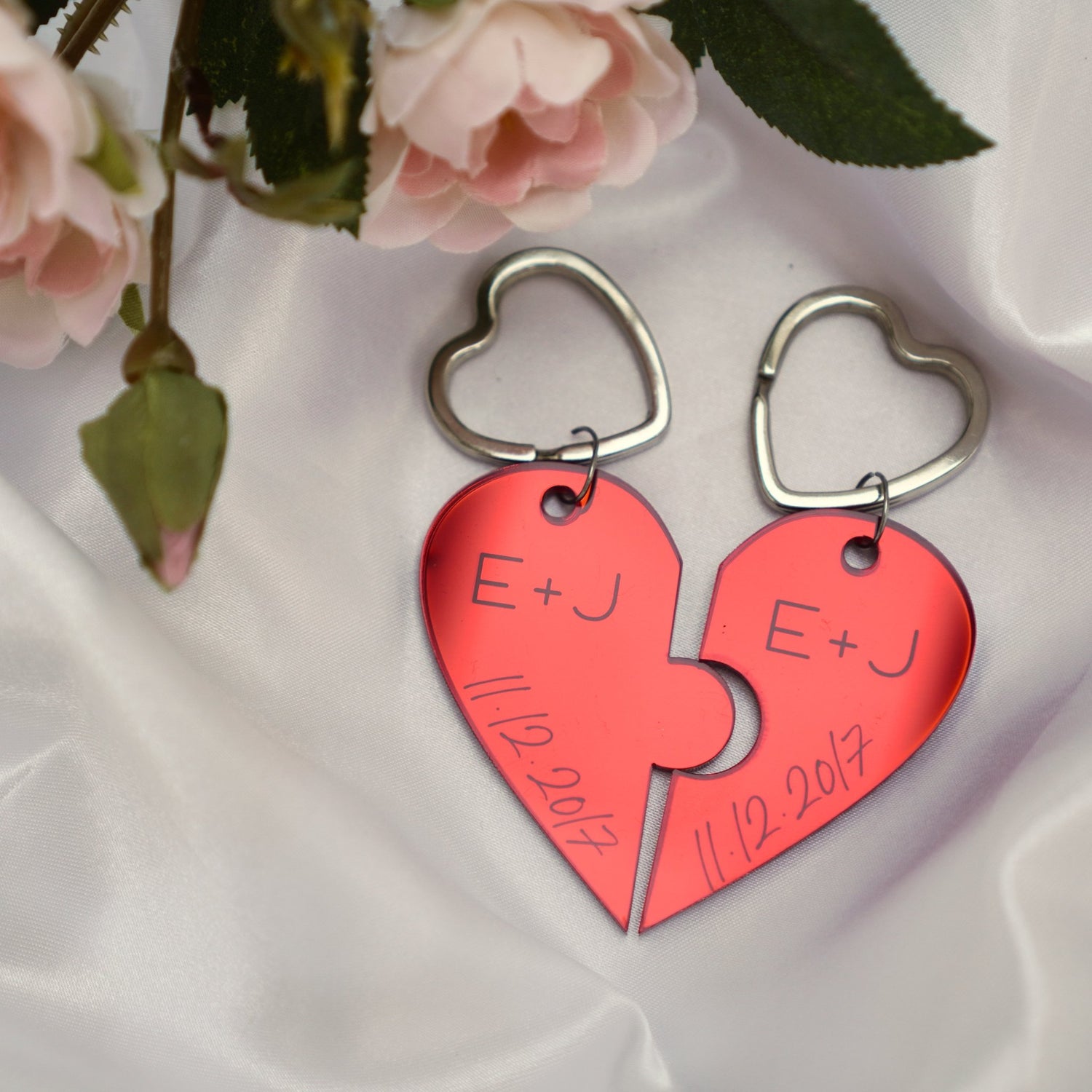 Personalised Couples Keyring