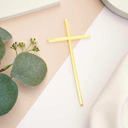 Long Thin Cross Cake Charm