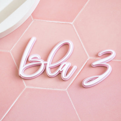 Double Layer Name Charm