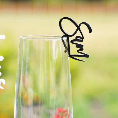 Personalised Wedding Drink Tag