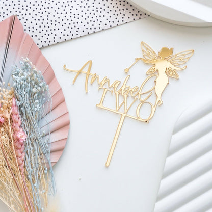 Personalised Fairy Cake Topper