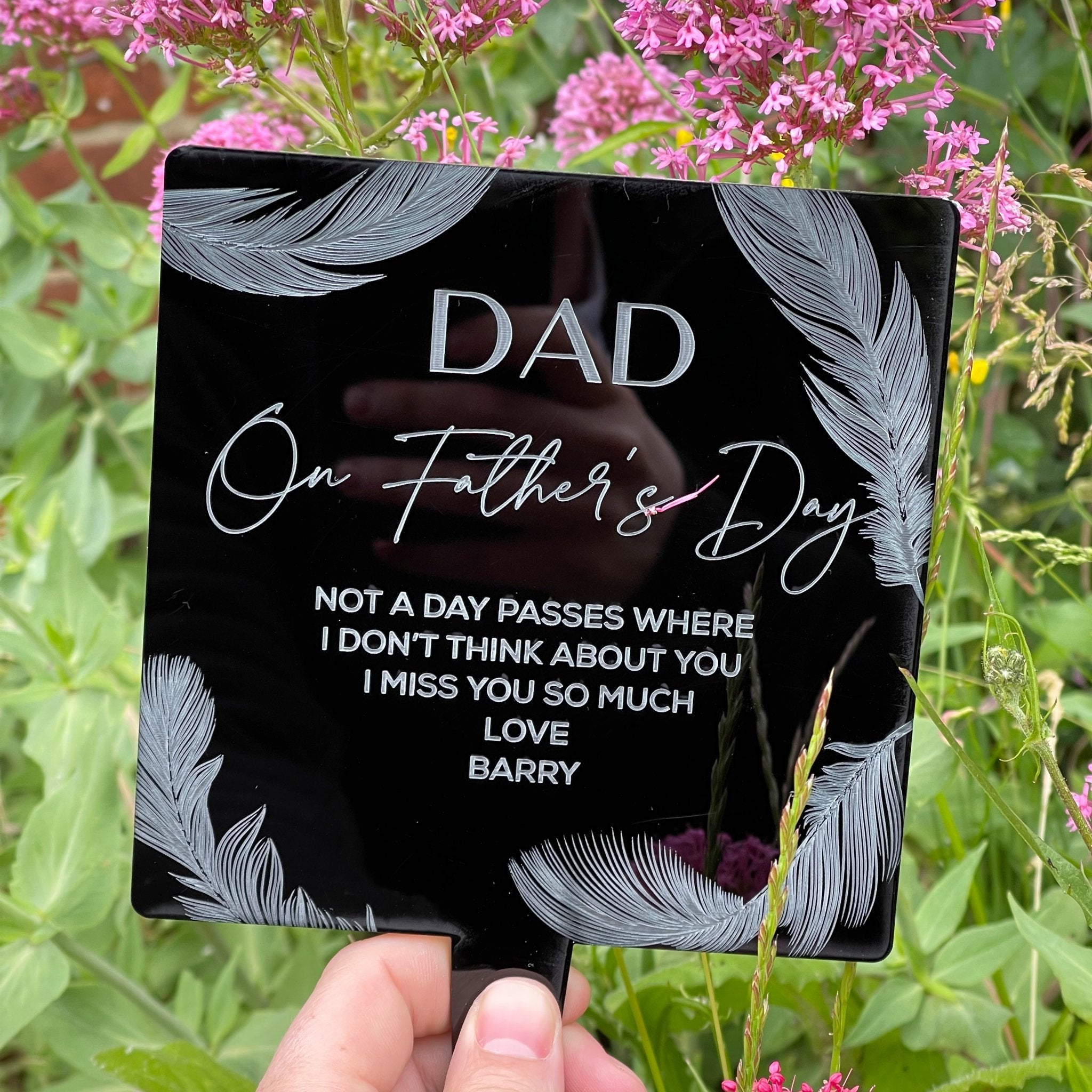 Fathers Memorial decoration