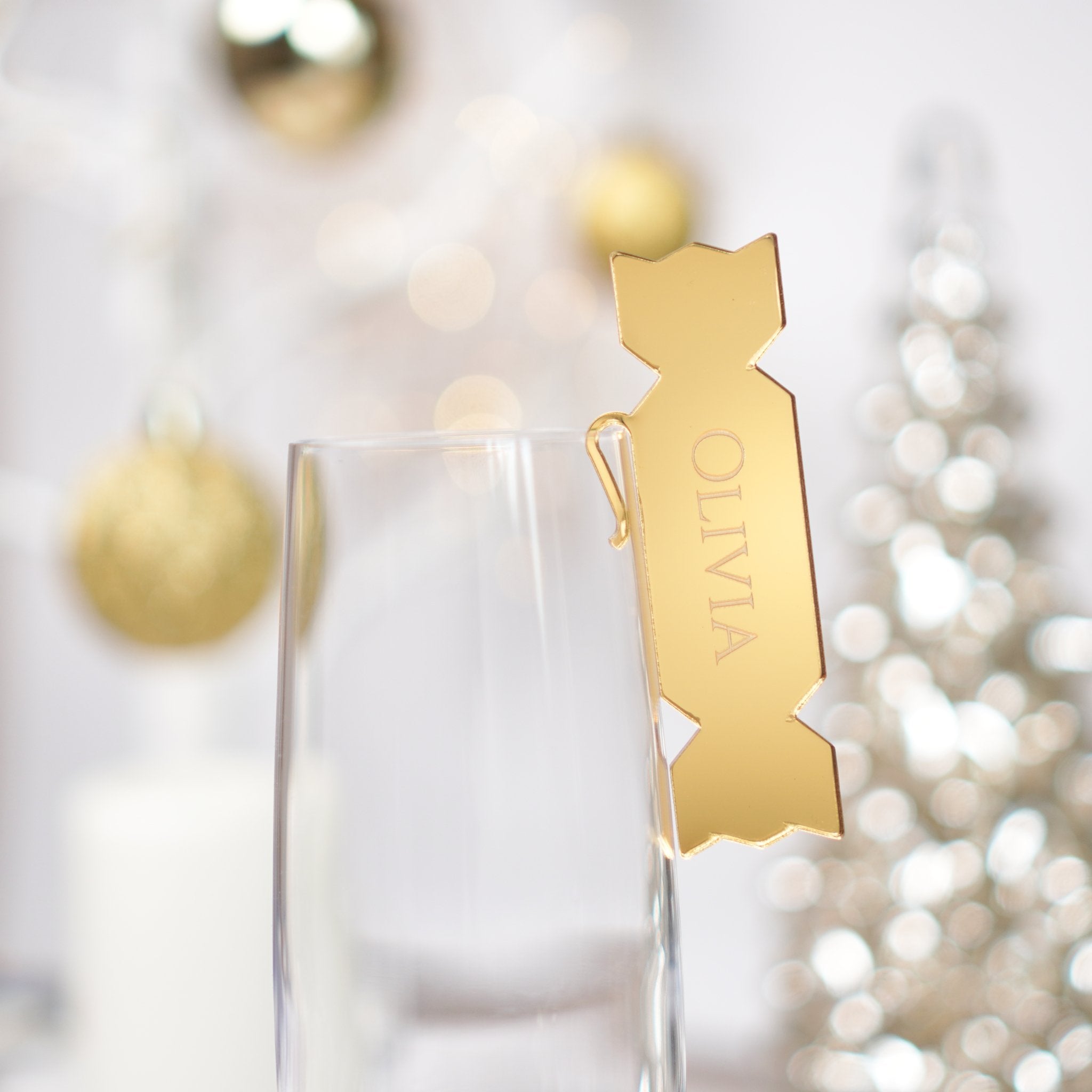 Festive drink tags
