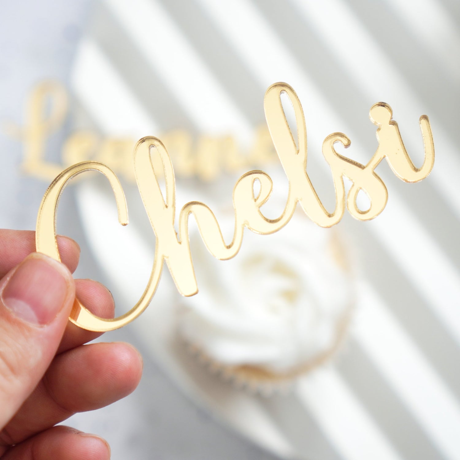 Acrylic Name Cake Charm