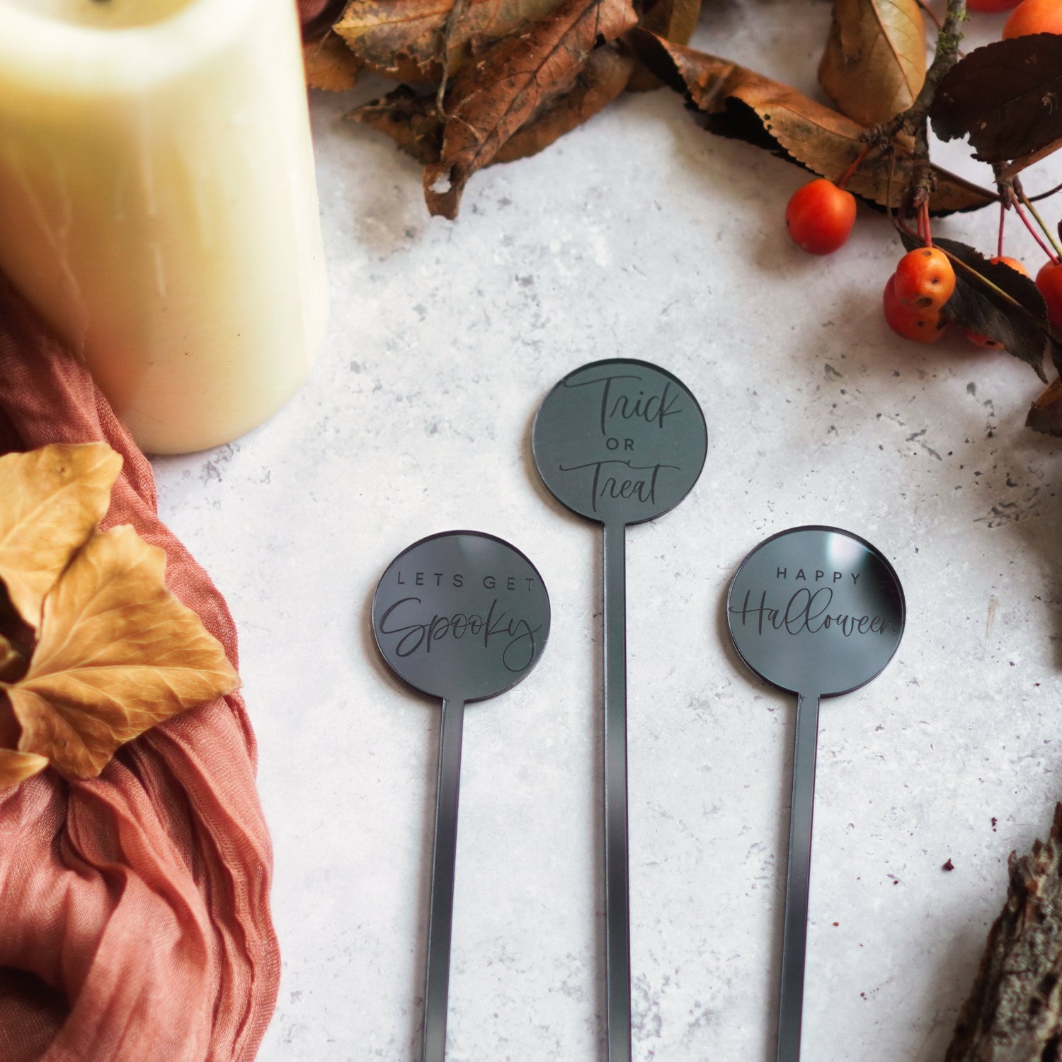 Halloween Drink Stirrers