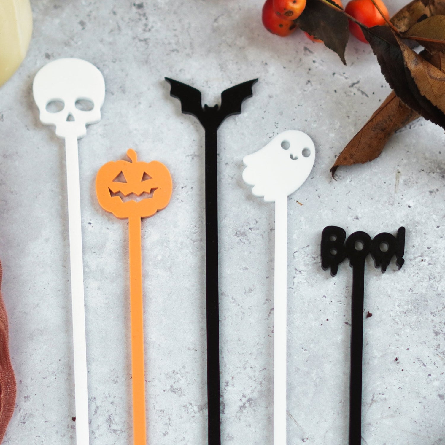 Halloween Drink Stirrers