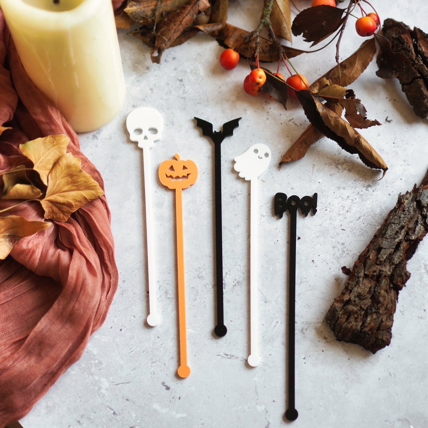 Halloween Drink Stirrers