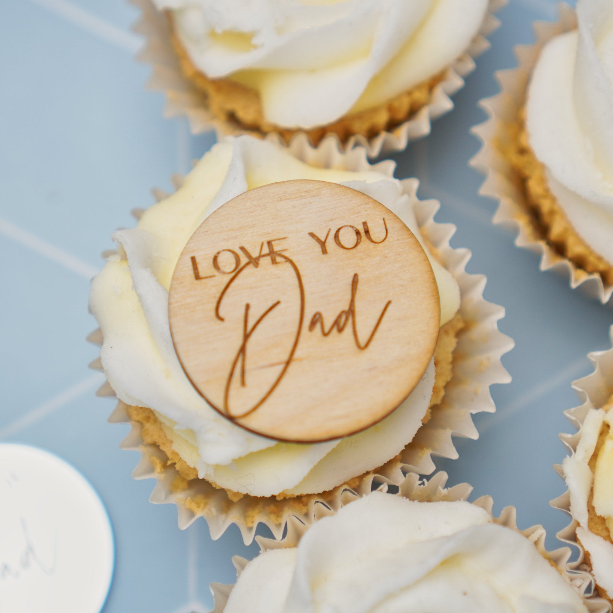 Love You Dad Cupcake Toppers