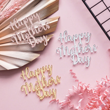 Happy Mothers Day Cake Charm Topper