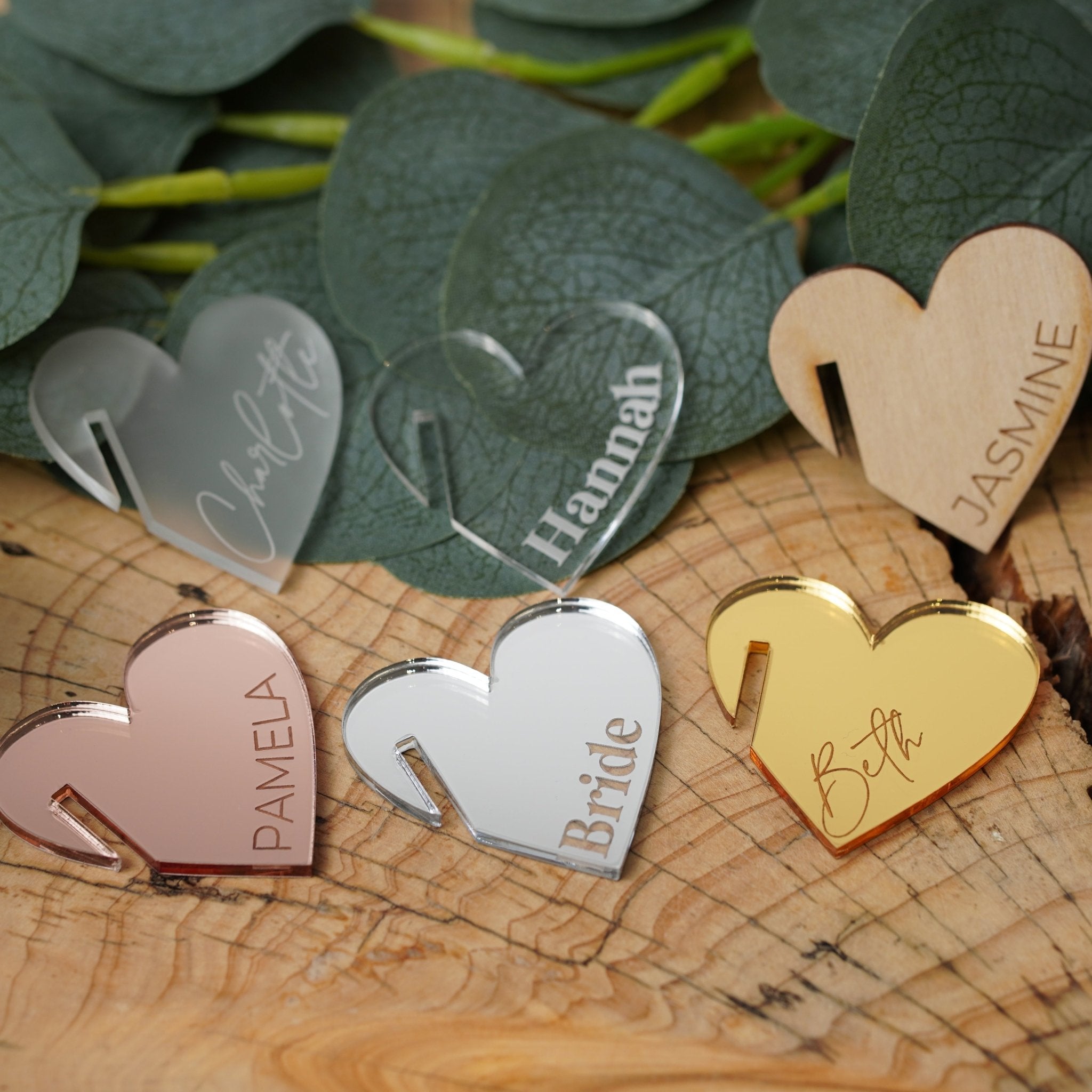 Personalised Heart Drink Charm