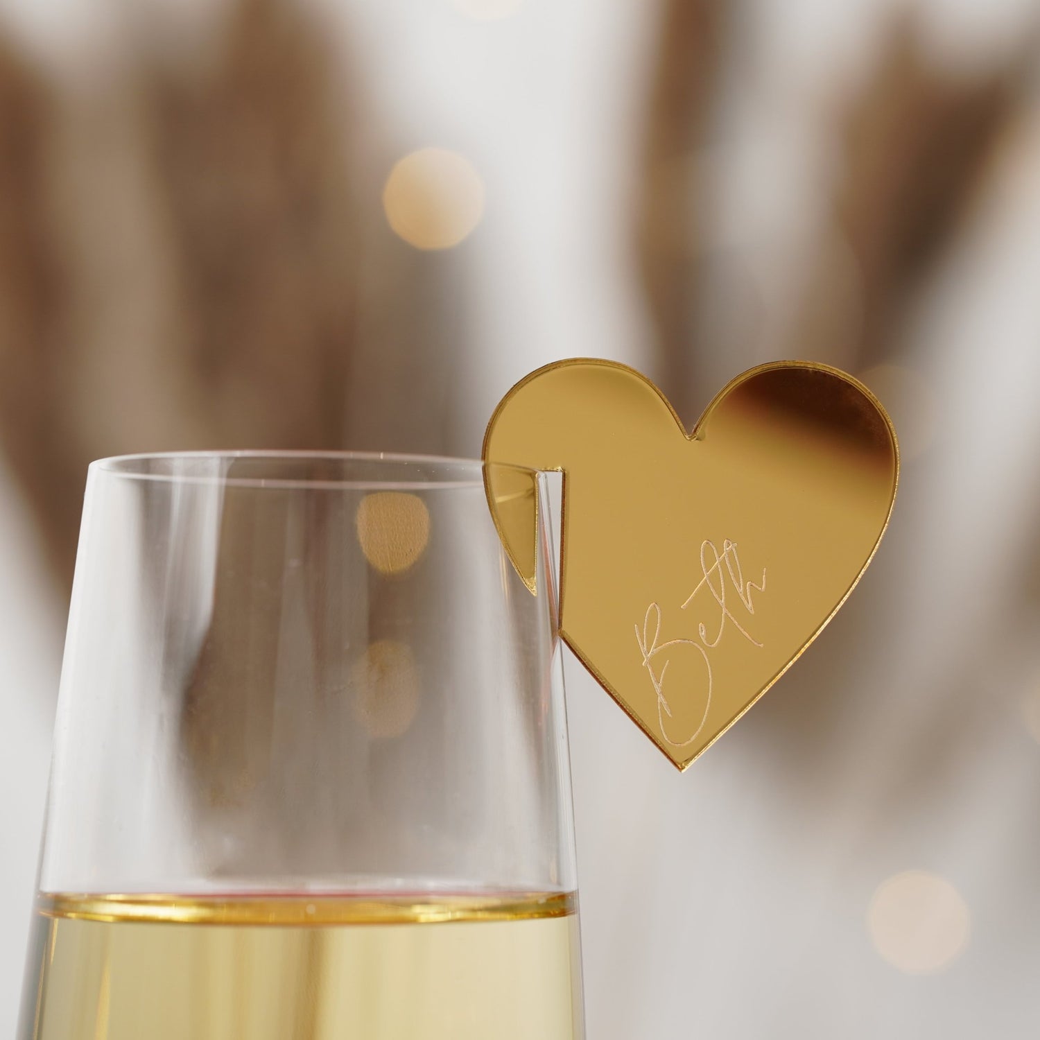 Hen party Heart Drink Charm