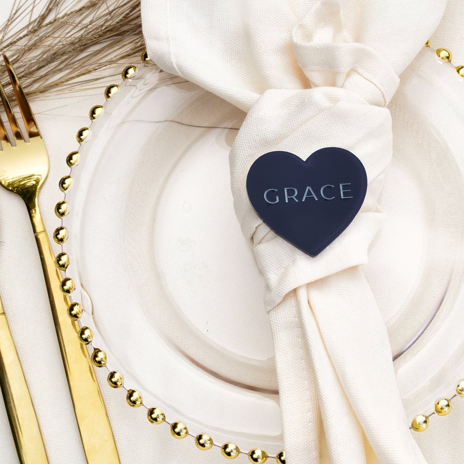 Personalised Wedding Name Places Hearts