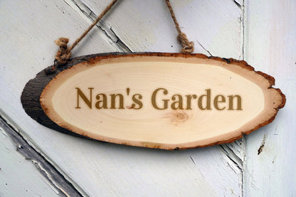 Personalised Wooden Sign for Shed, Allotment, Veg Patch, Garden Sign, Personalised Plaque, Wooden Sign, Gardener Gift