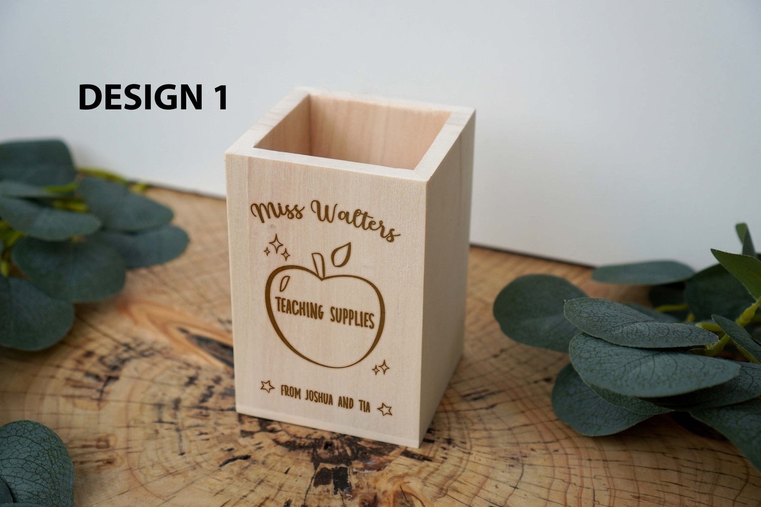 Personalised Pen Pencil Holder Pot for Teachers