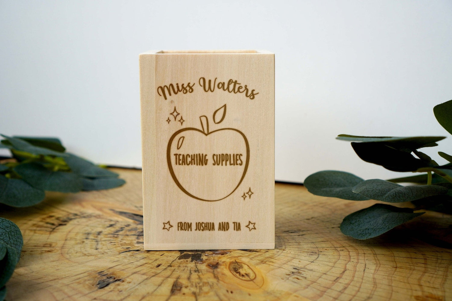 Personalised Pen Pencil Holder Pot for Teachers