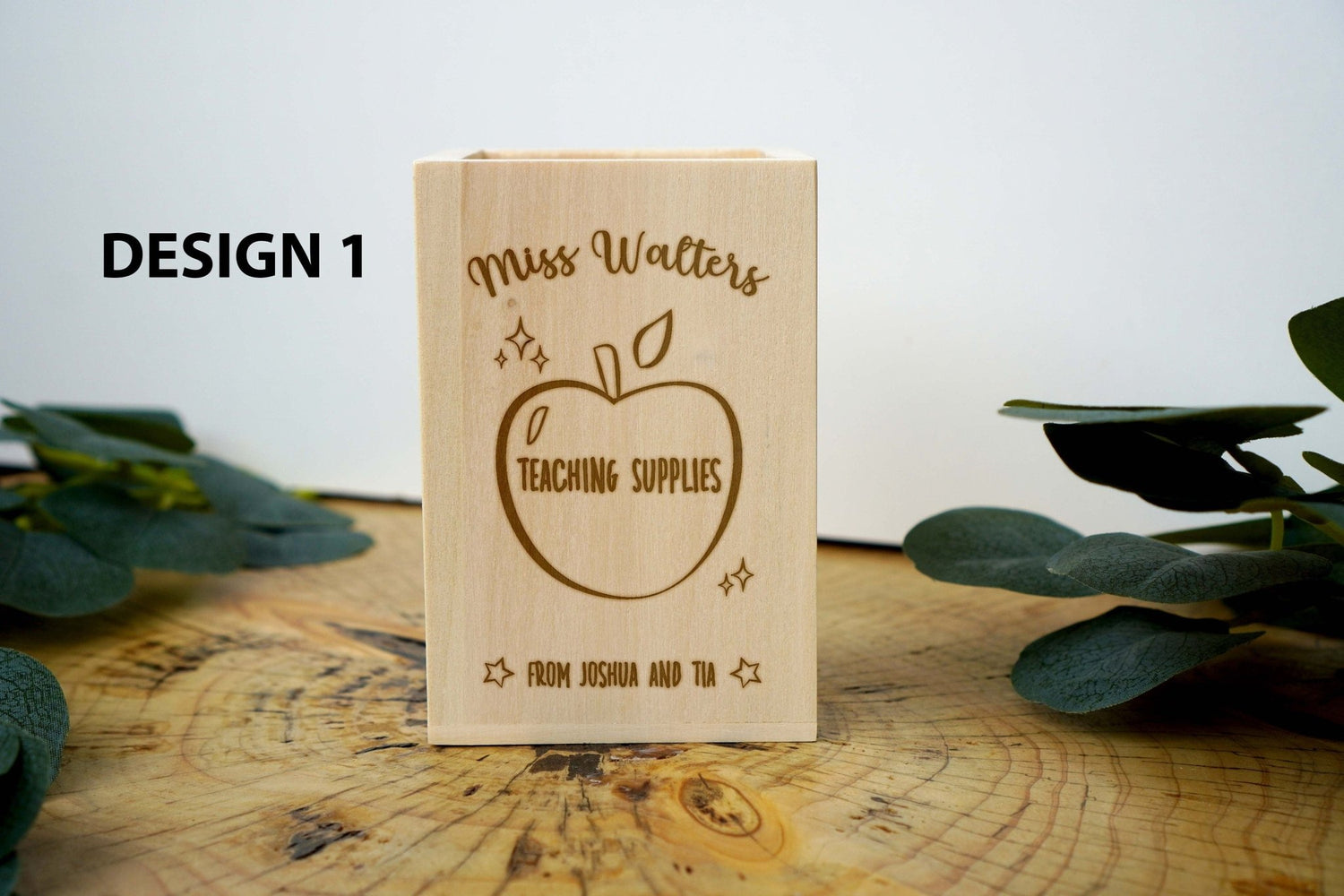 Personalised Pen Pencil Holder Pot for Teachers