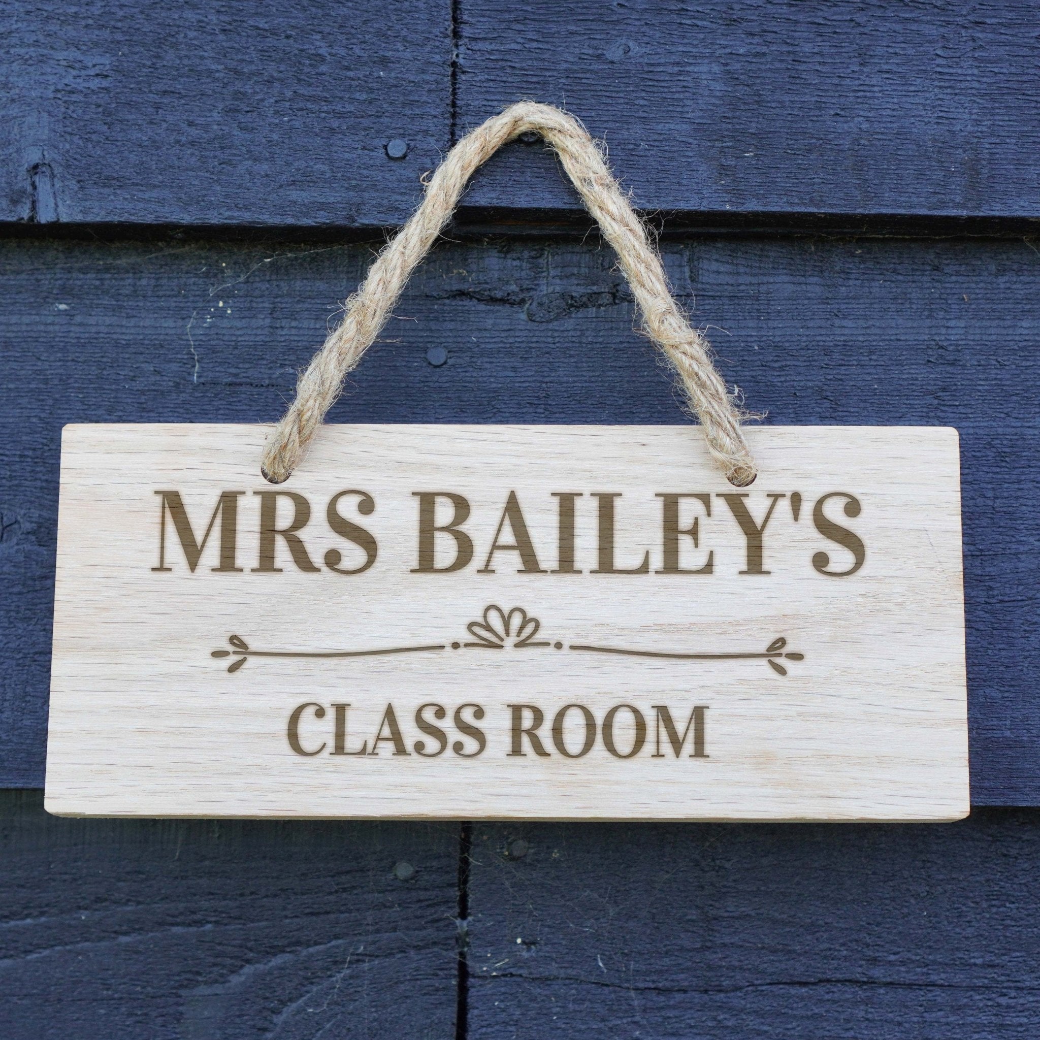 Teacher Classroom Sign, Teachers Gift, Pencil Holder, End of Term Gift, Desk Accessories, Personalised Gift for Teacher