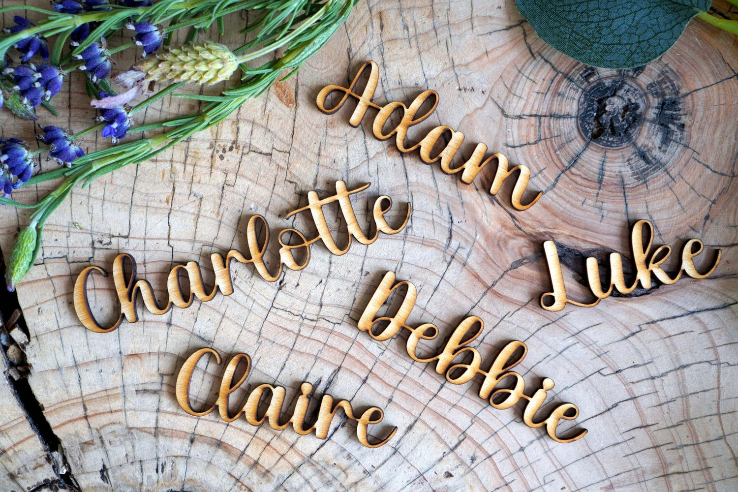 Personalised Wooden Wedding Favours