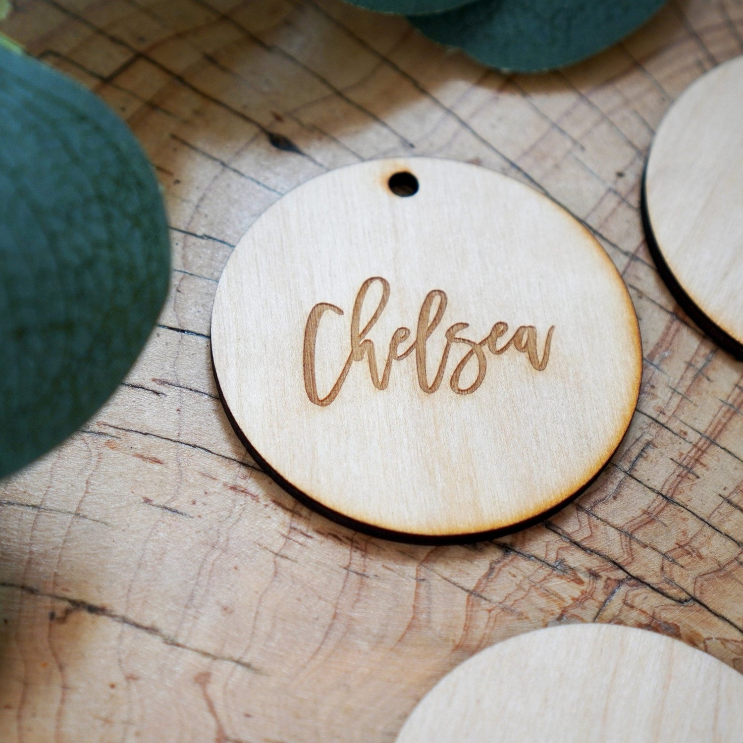 Personalised Wooden Name Place Settings