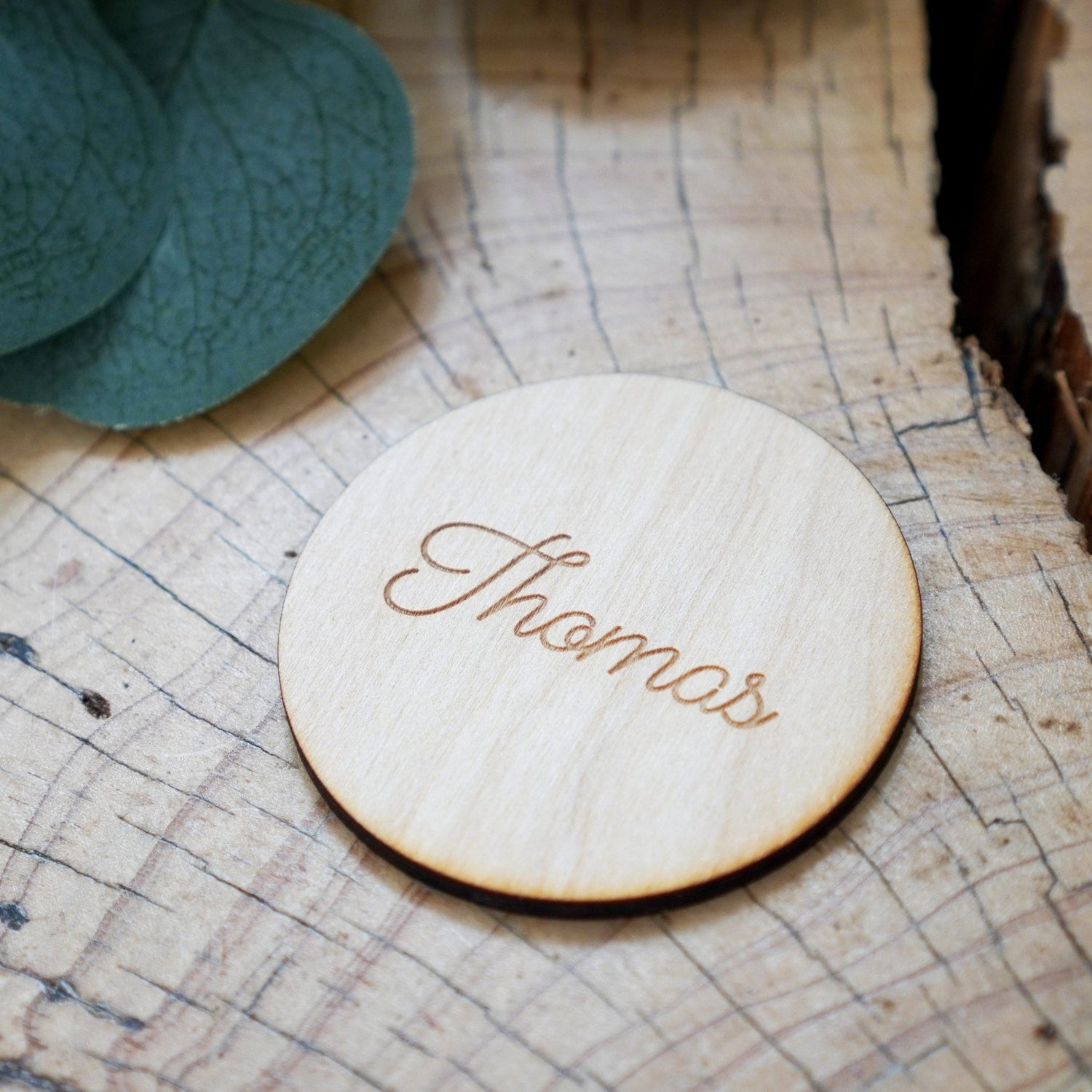 Personalised Wooden Name Place Settings