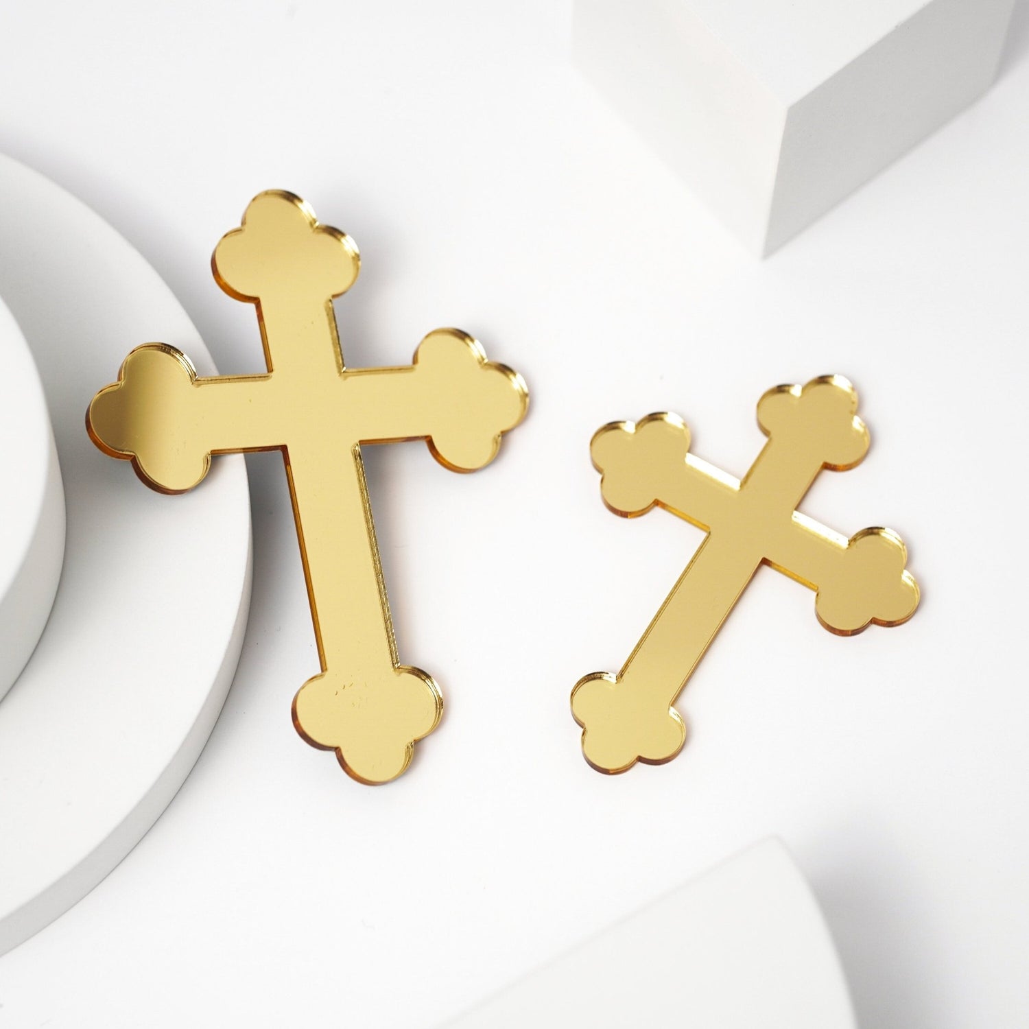 Crucifix Cross Cake Charm