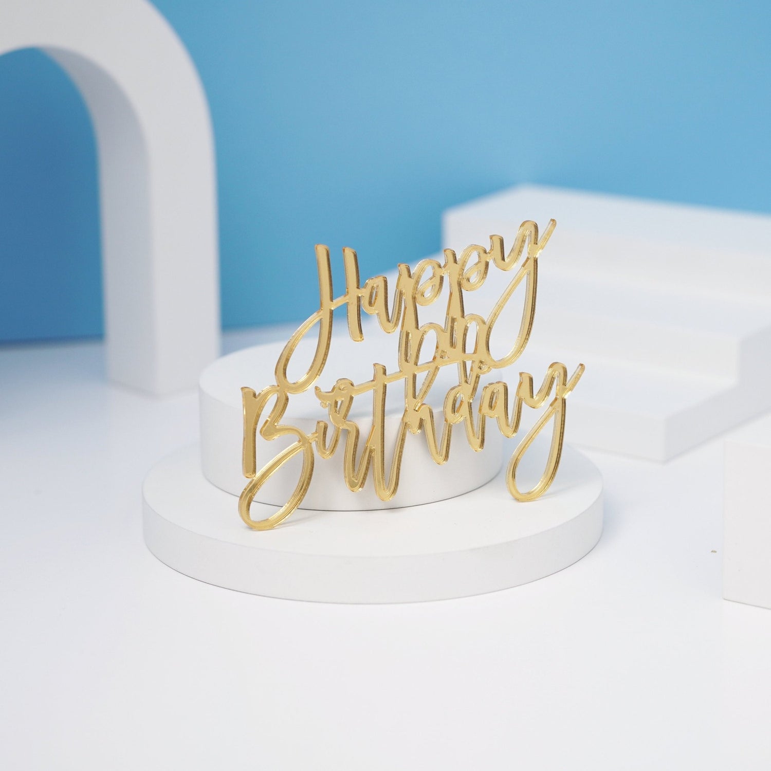 Happy Birthday cake topper