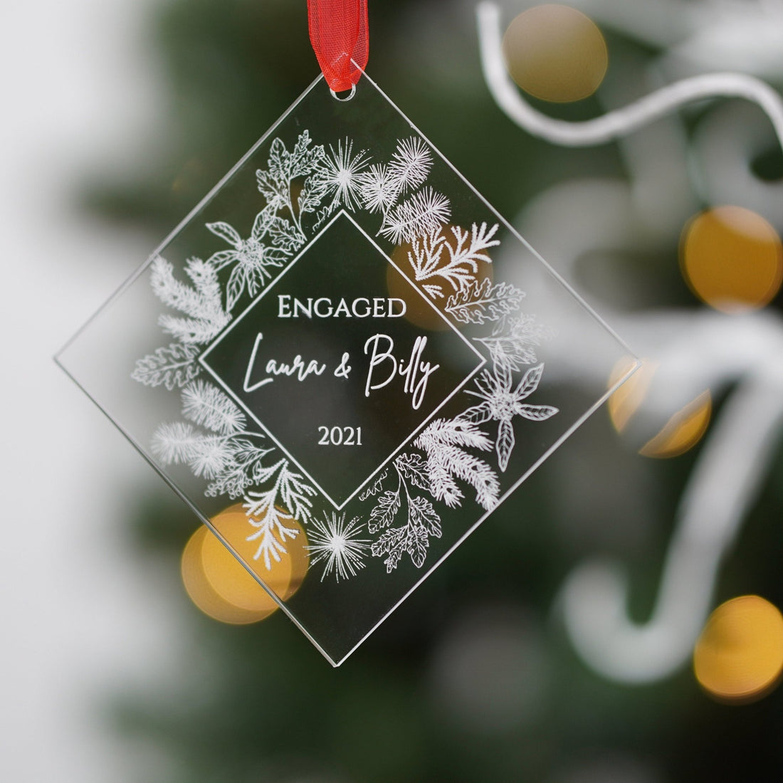 Personalised Engagement Ornament