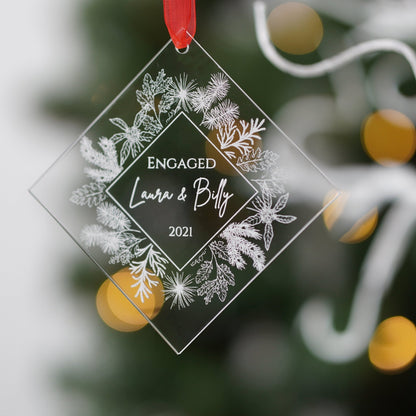 Personalised Engagement Ornament