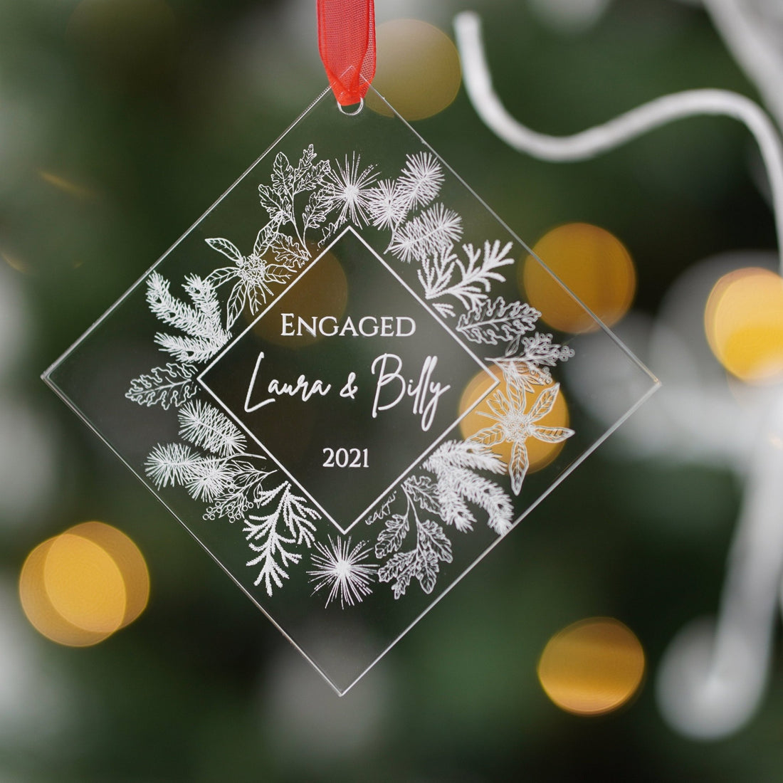 Personalised Engagement Ornament