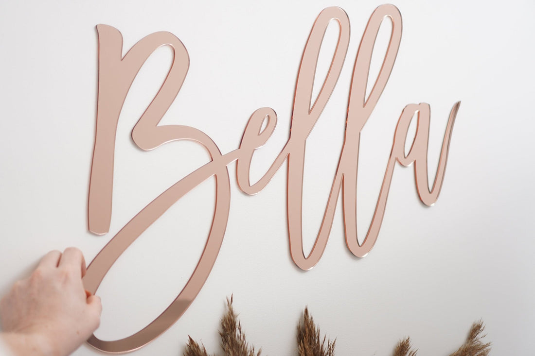 Large Personalised Nursery Name Sign