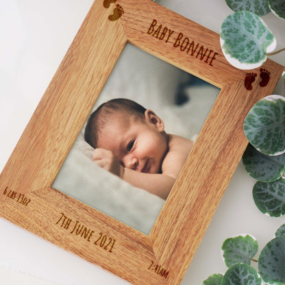 Personalised Baby Photo Frame