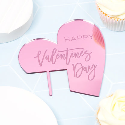 Heart Valentines Cake Charm