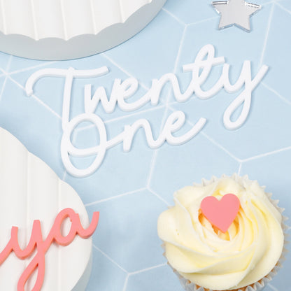 Personalised Acrylic Name Cake Charm