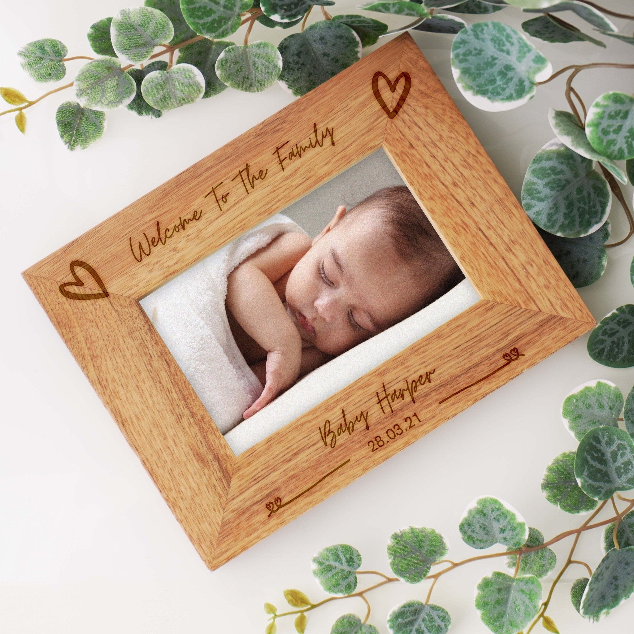 Personalised Baby Photo Frame
