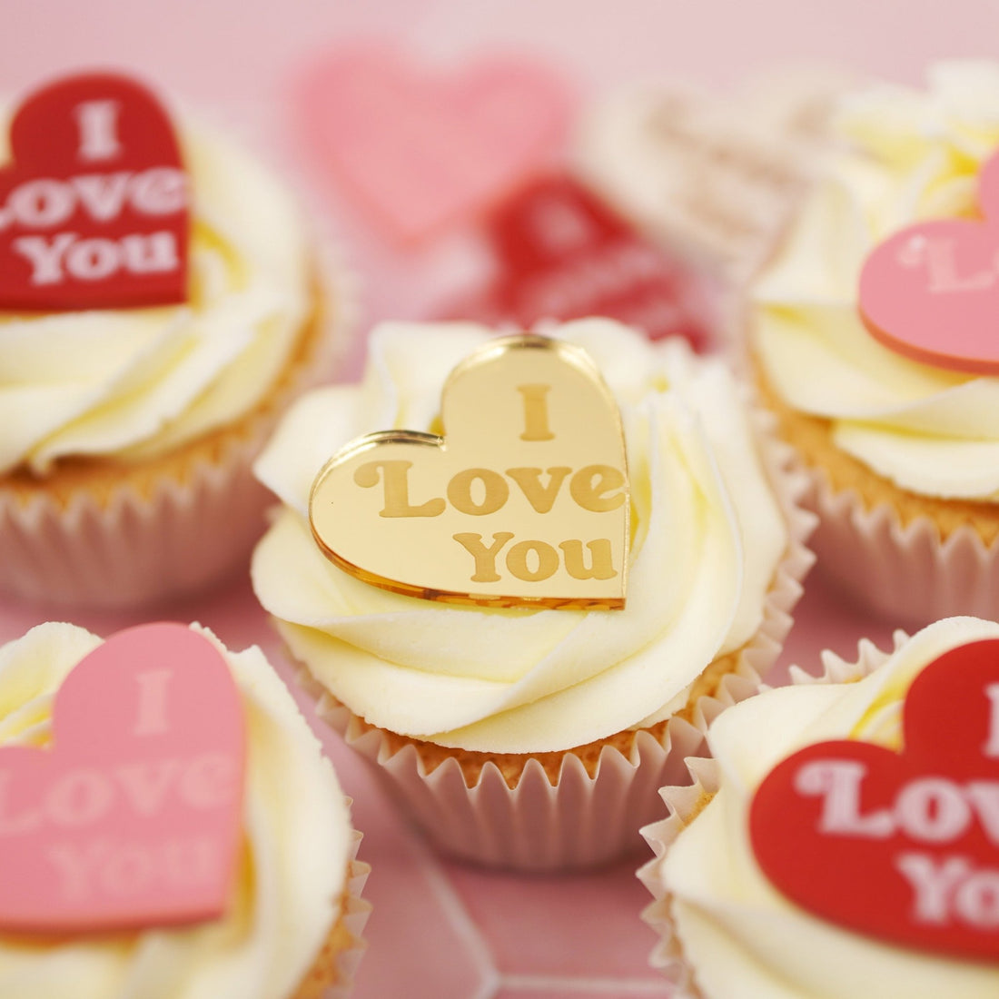 Valentines Cup Cake Charms