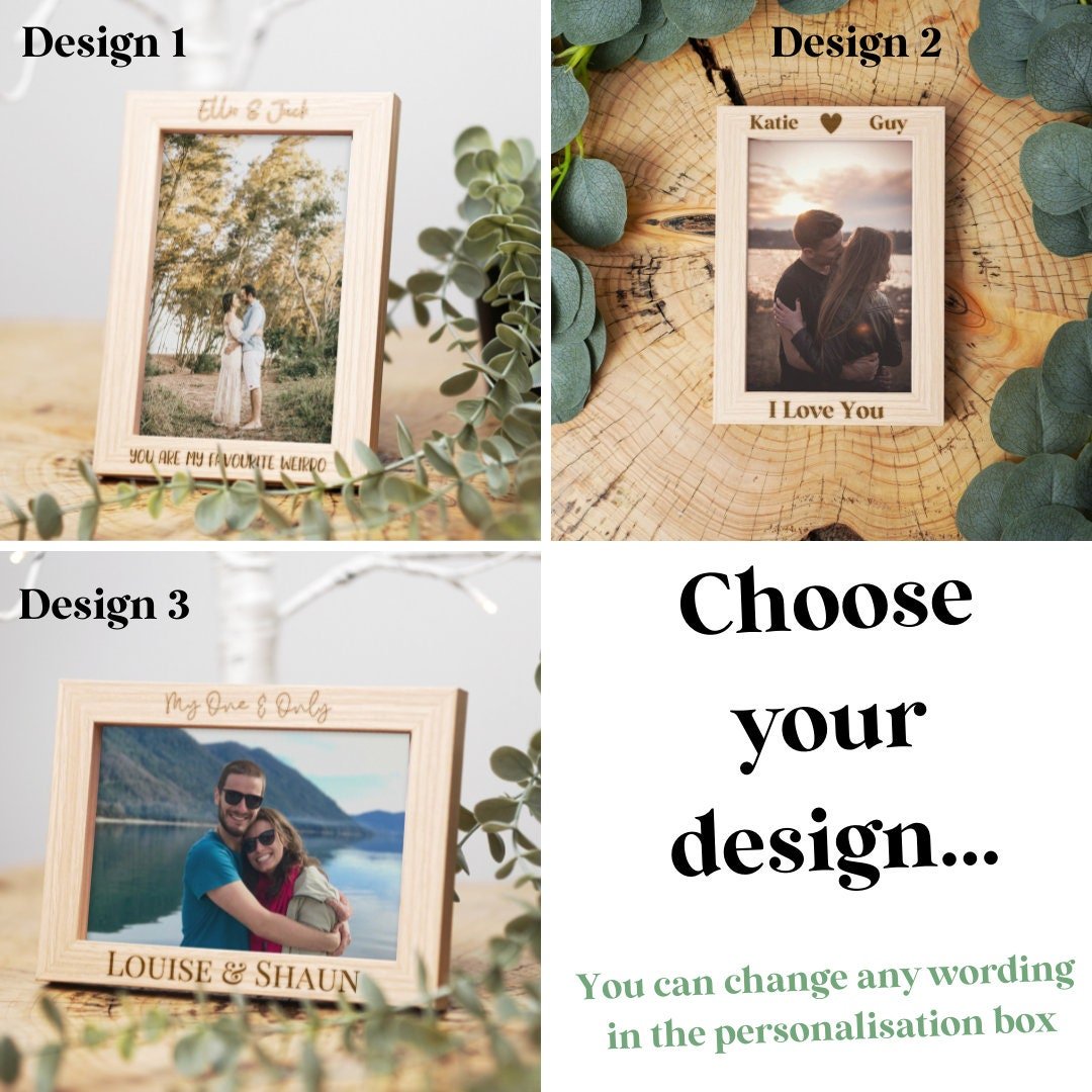 Personalised Valentines Day Photo Frame Gift