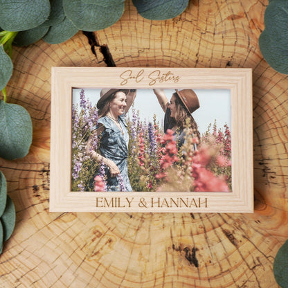 Personalised Photo Frame Gift for Best Friend, Girlfriend, Friends