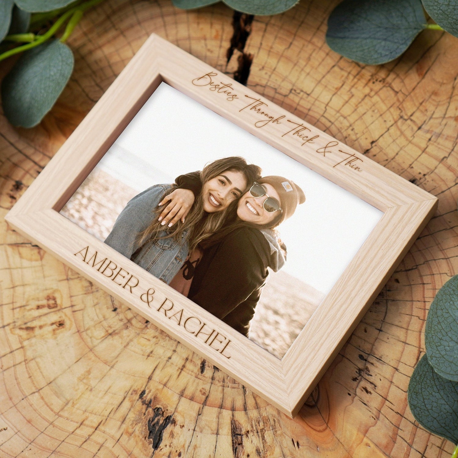 Personalised Photo Frame Gift for Best Friend, Girlfriend, Friends