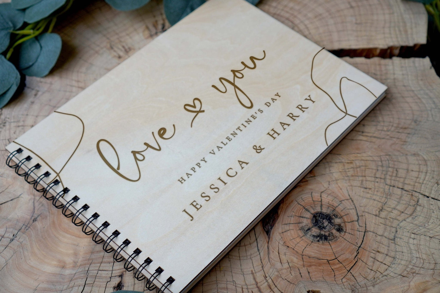 Personalised Valentines Day Gift Scrap Book