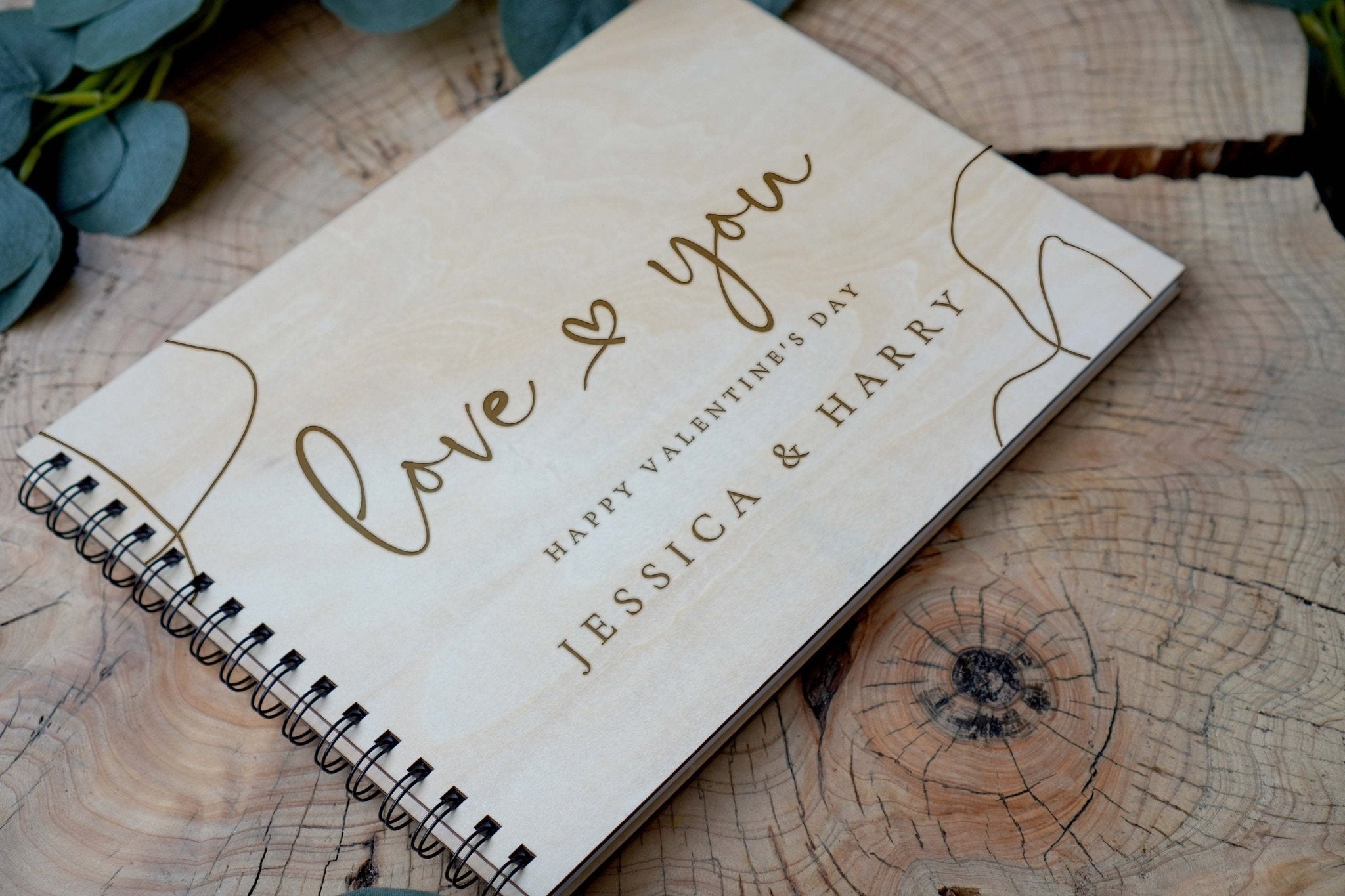 Personalised Valentines Day Gift Scrap Book