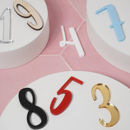 Acrylic Cake Charm Number Cake Topper